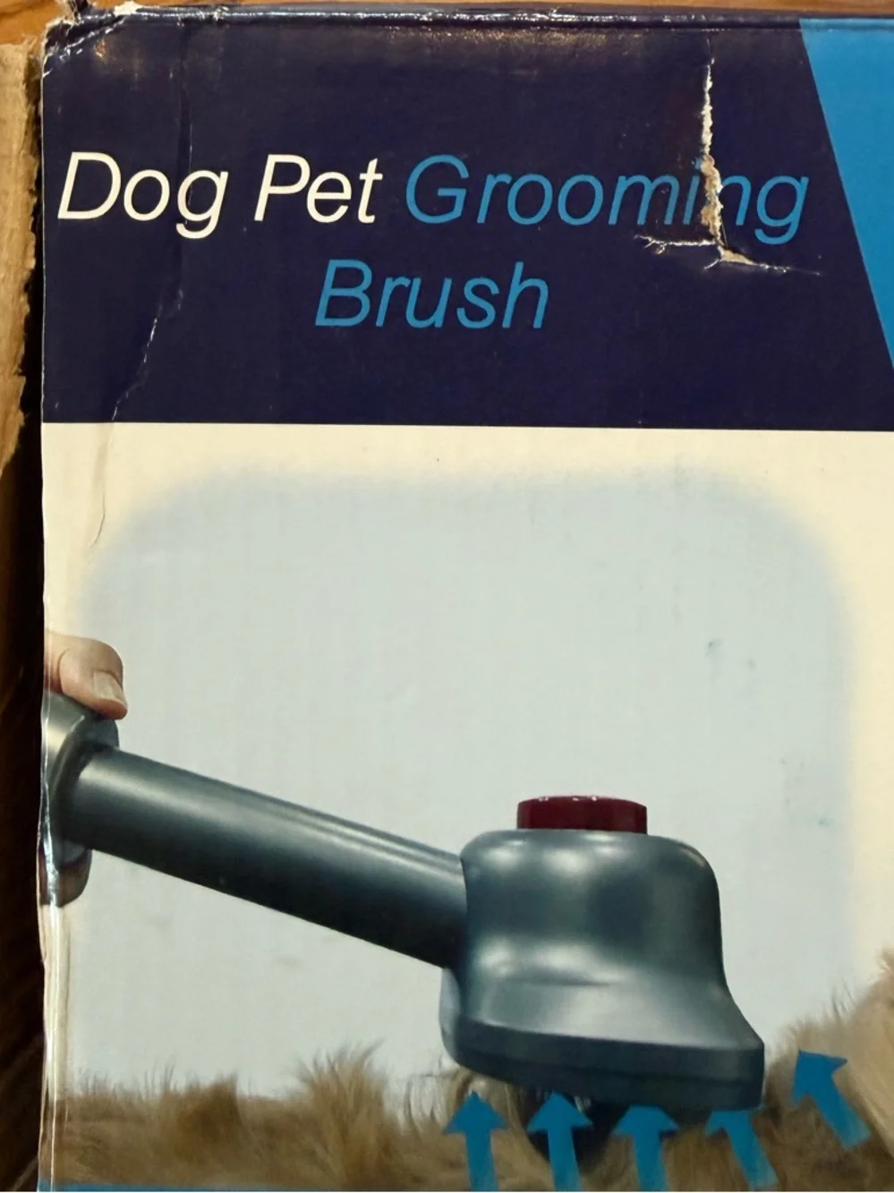 Vacuum Grooming Hose Attachment for Dogs - Gray